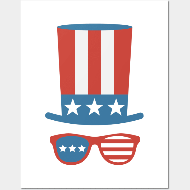 4th of July Uncle Sam Wall Art by DesignsbyZazz